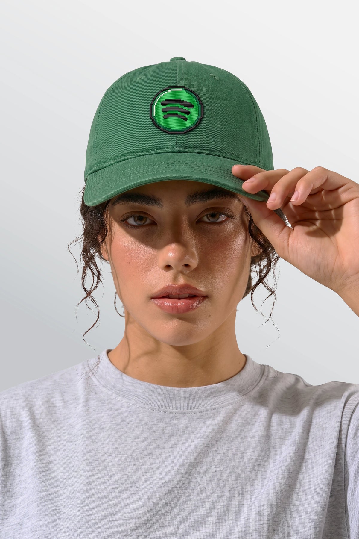 Wanna Break From The Ads klassieke baseballpet Groen