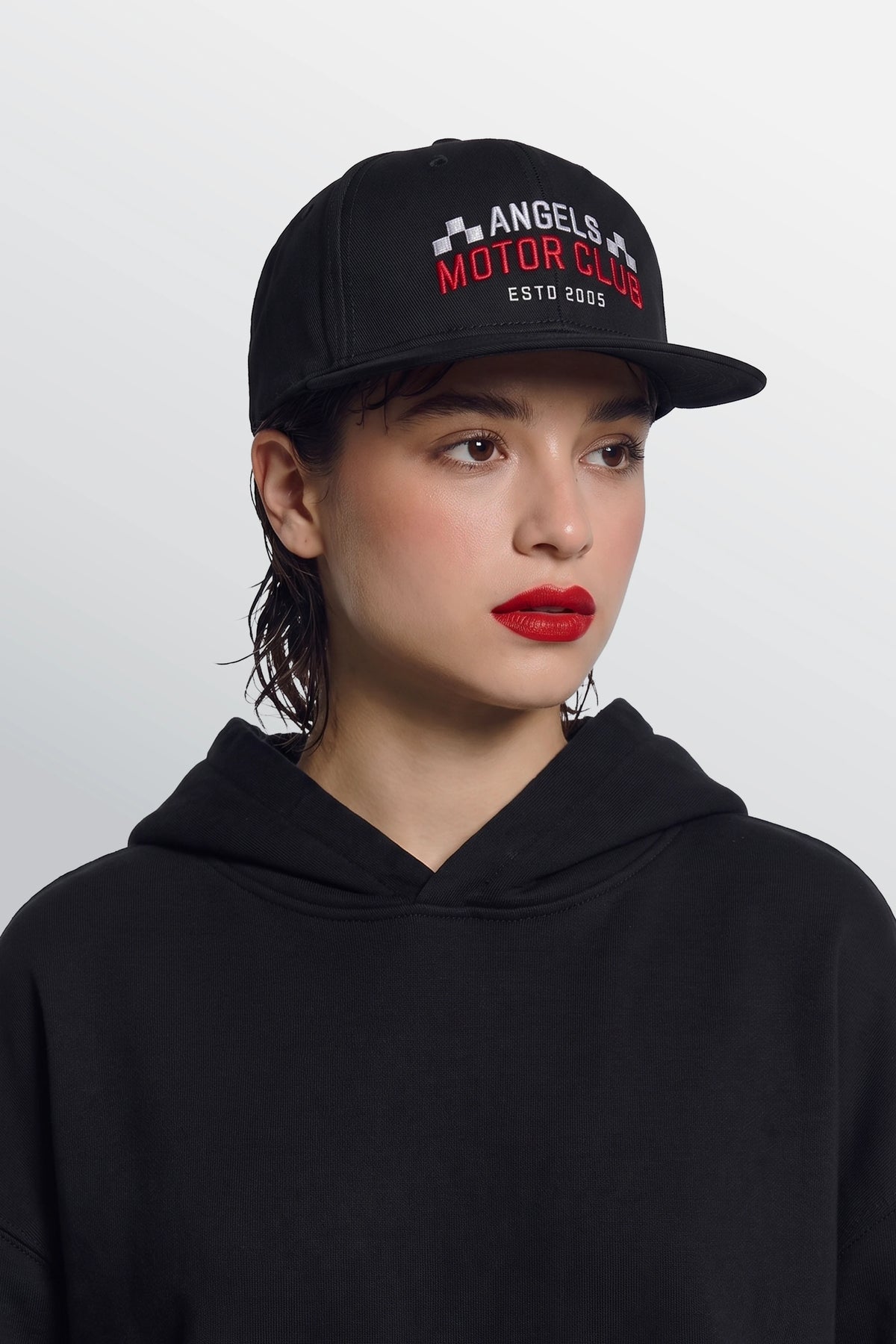 Angels Motor Club snapback pet Zwart