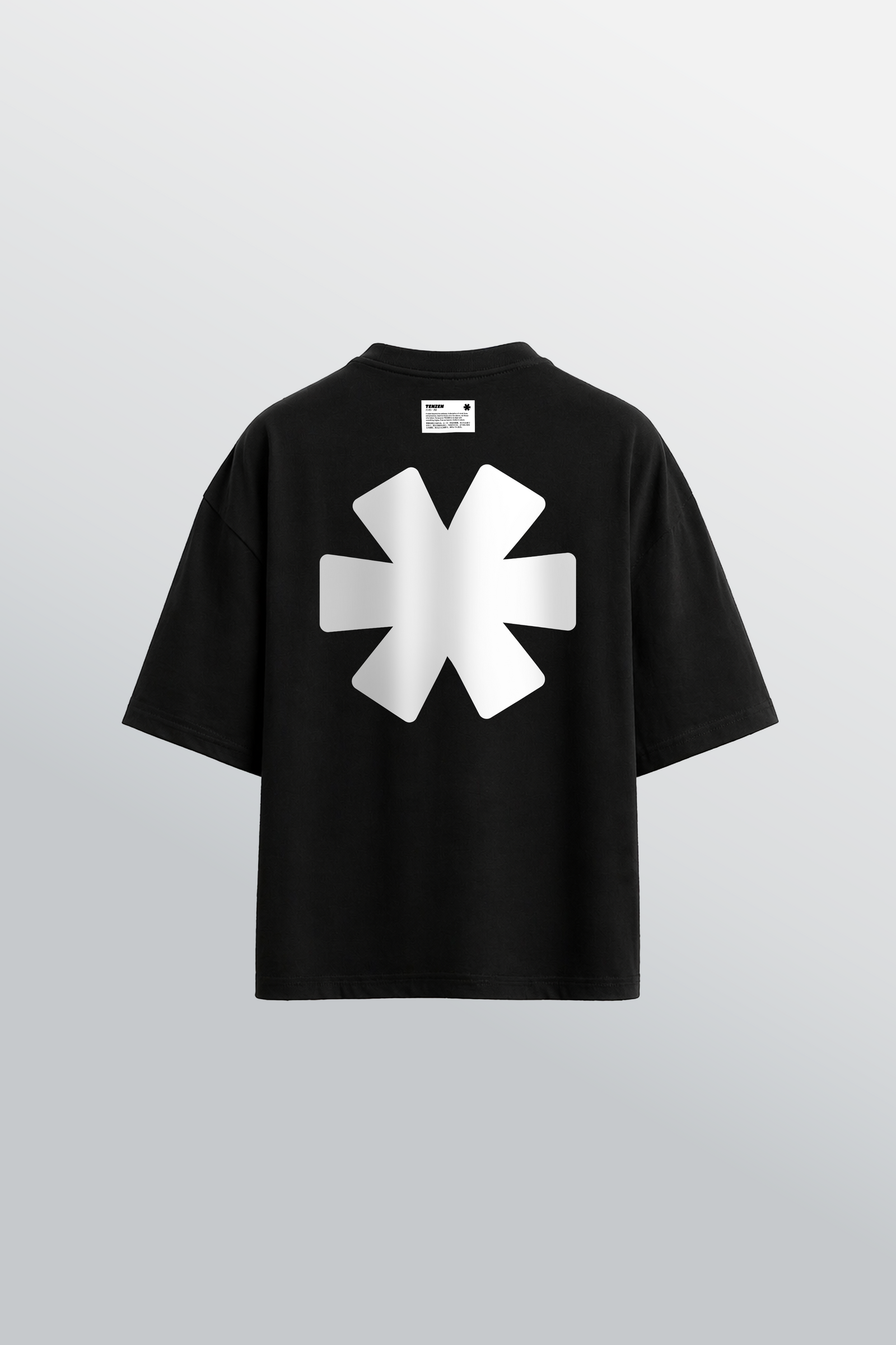 T-shirt oversize girocollo Nera