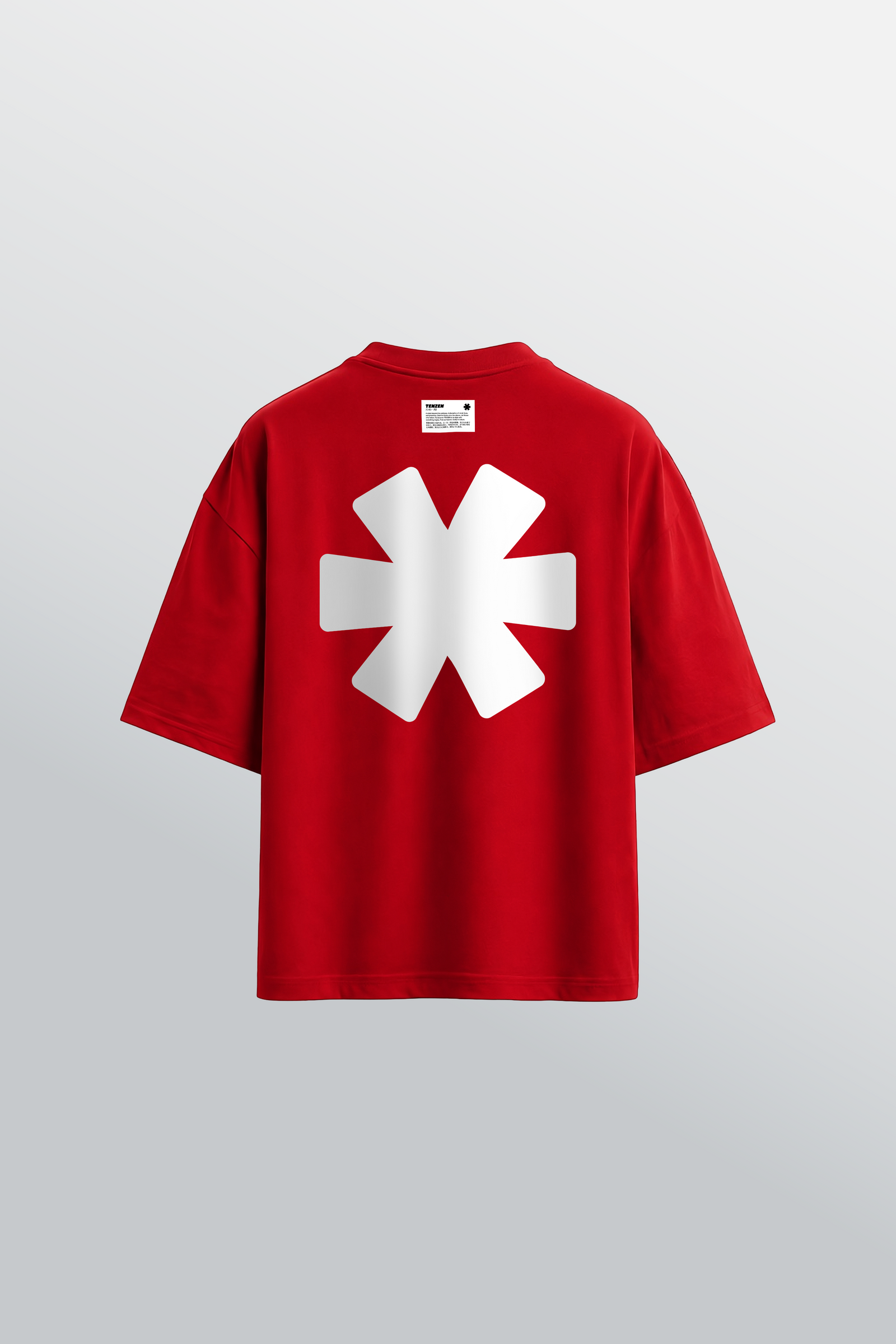 T-shirt oversize girocollo Rossa