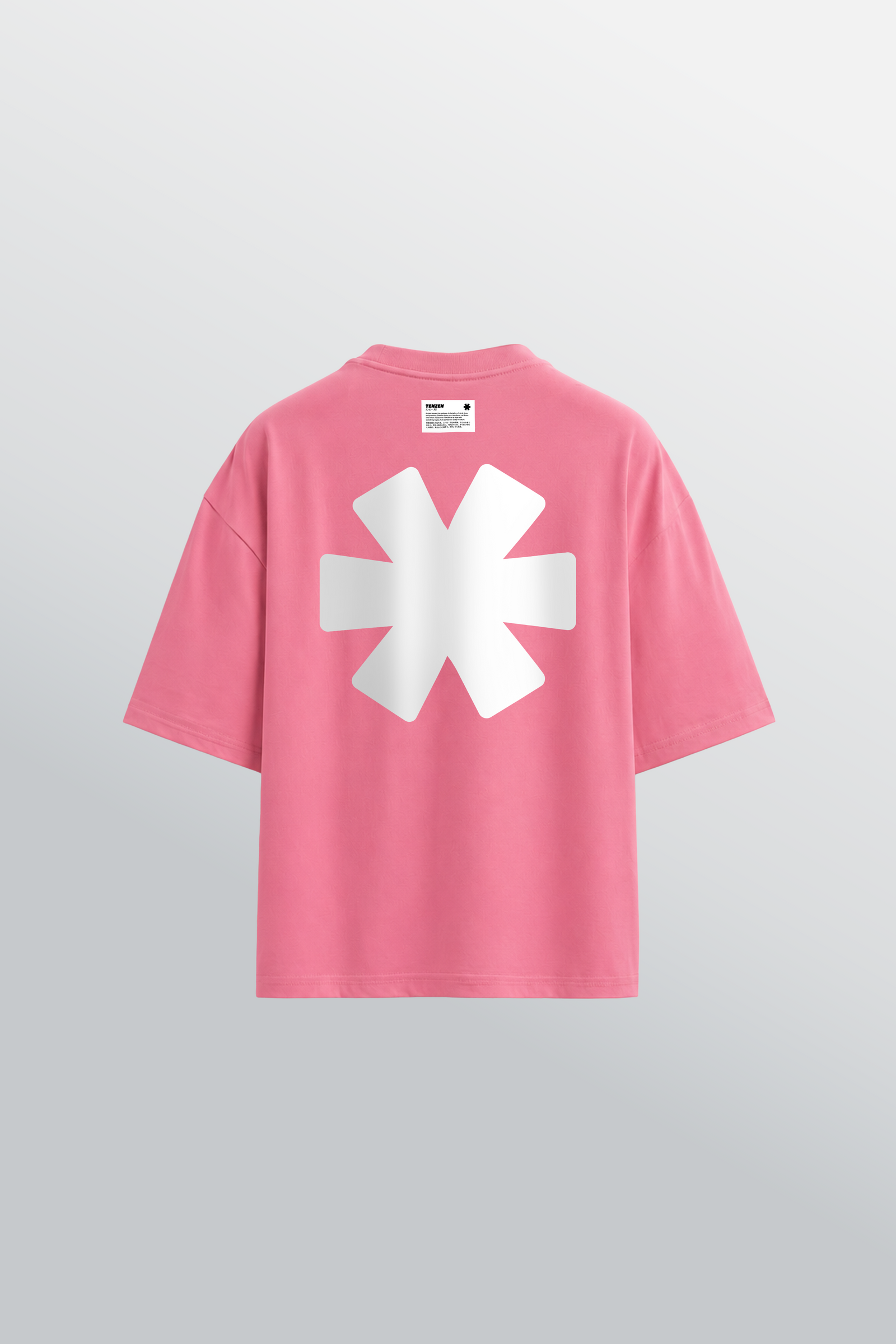 T-shirt oversize girocollo Rosa