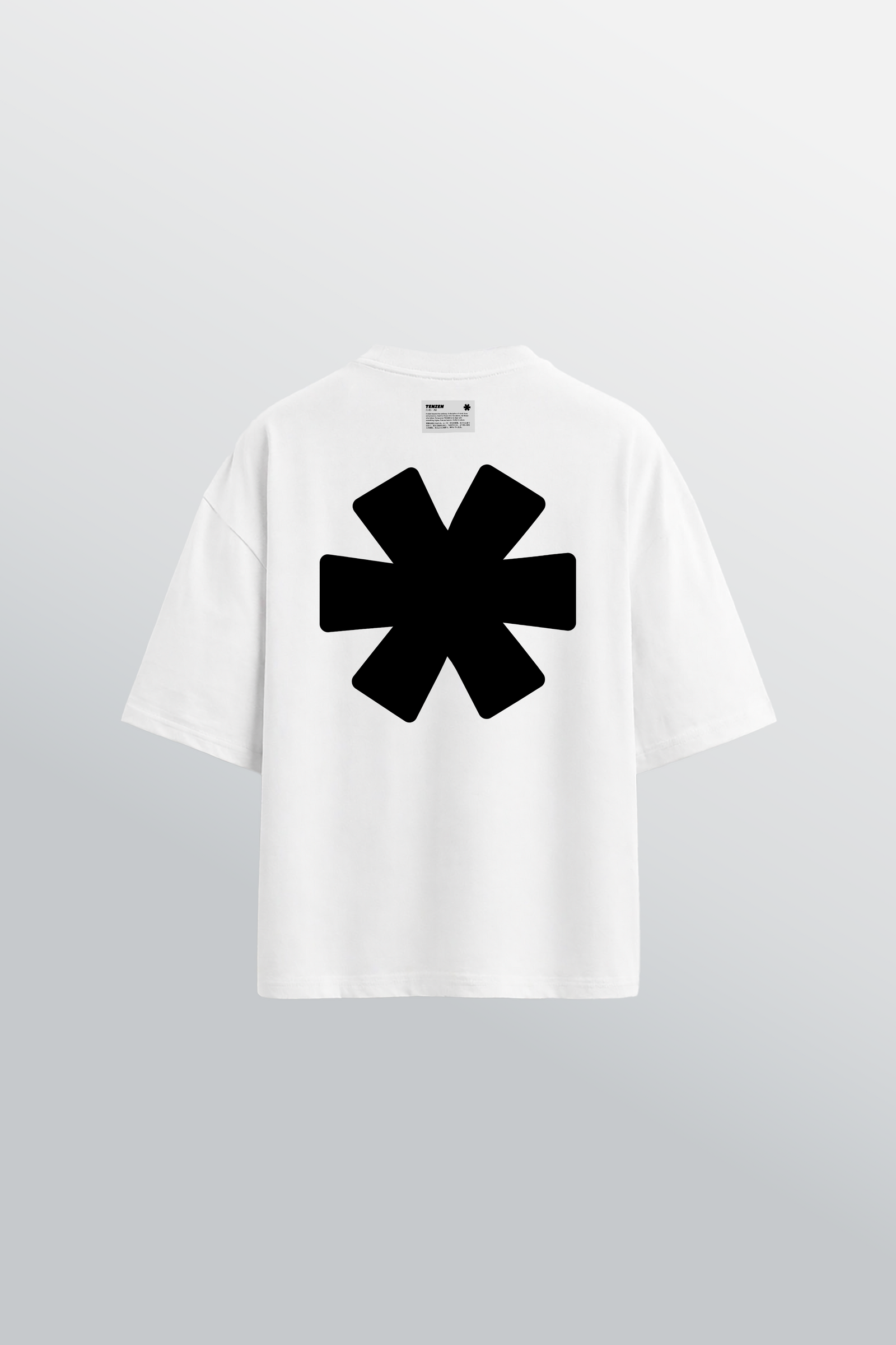 T-shirt oversize girocollo Bianca