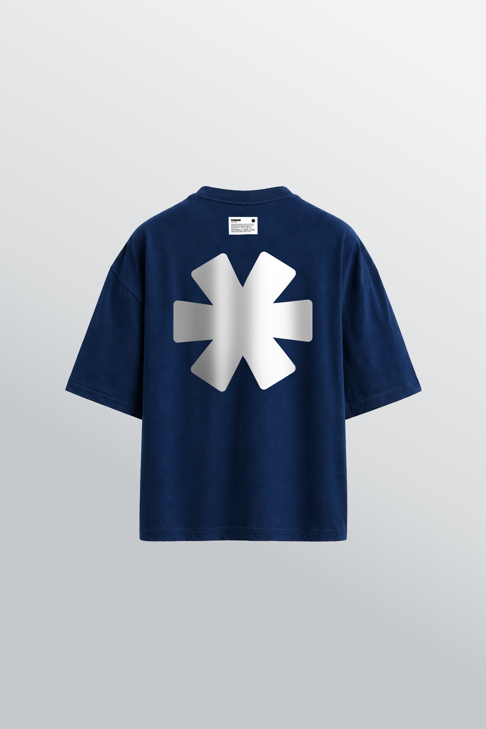 T-shirt oversize girocollo Blu navy