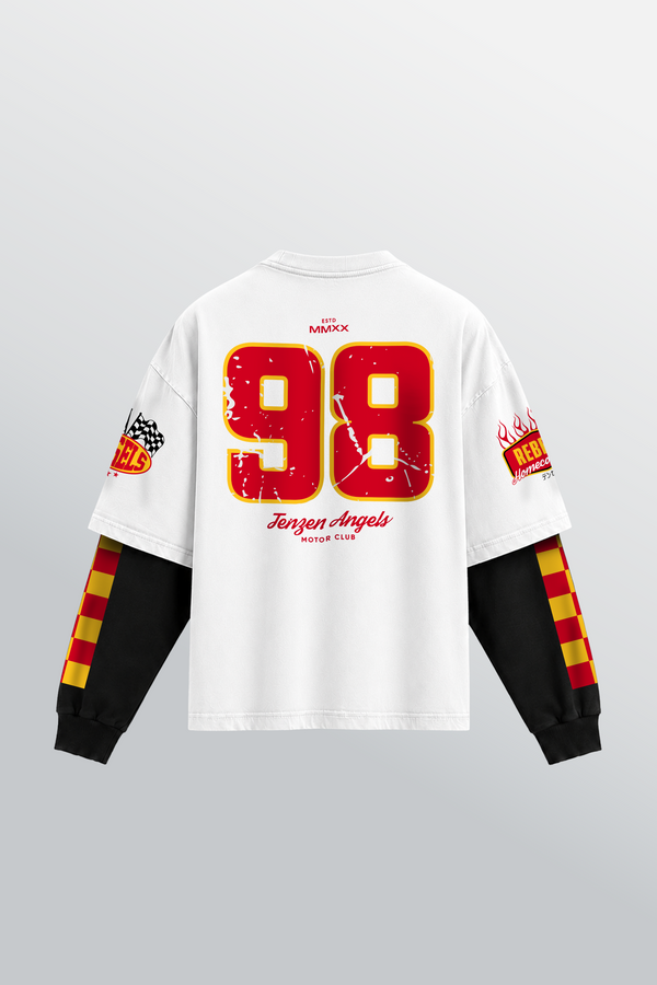 Tenzen Tokyo Sport Camiseta superpuesta Blanca
