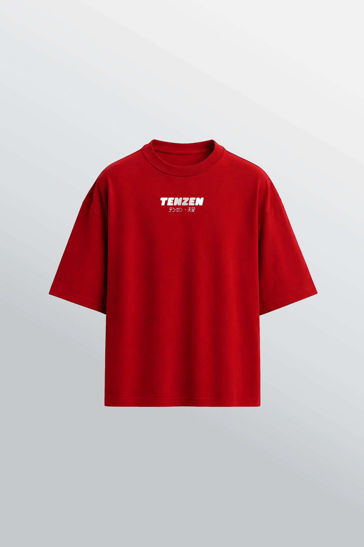Crew Oversized Tee Red