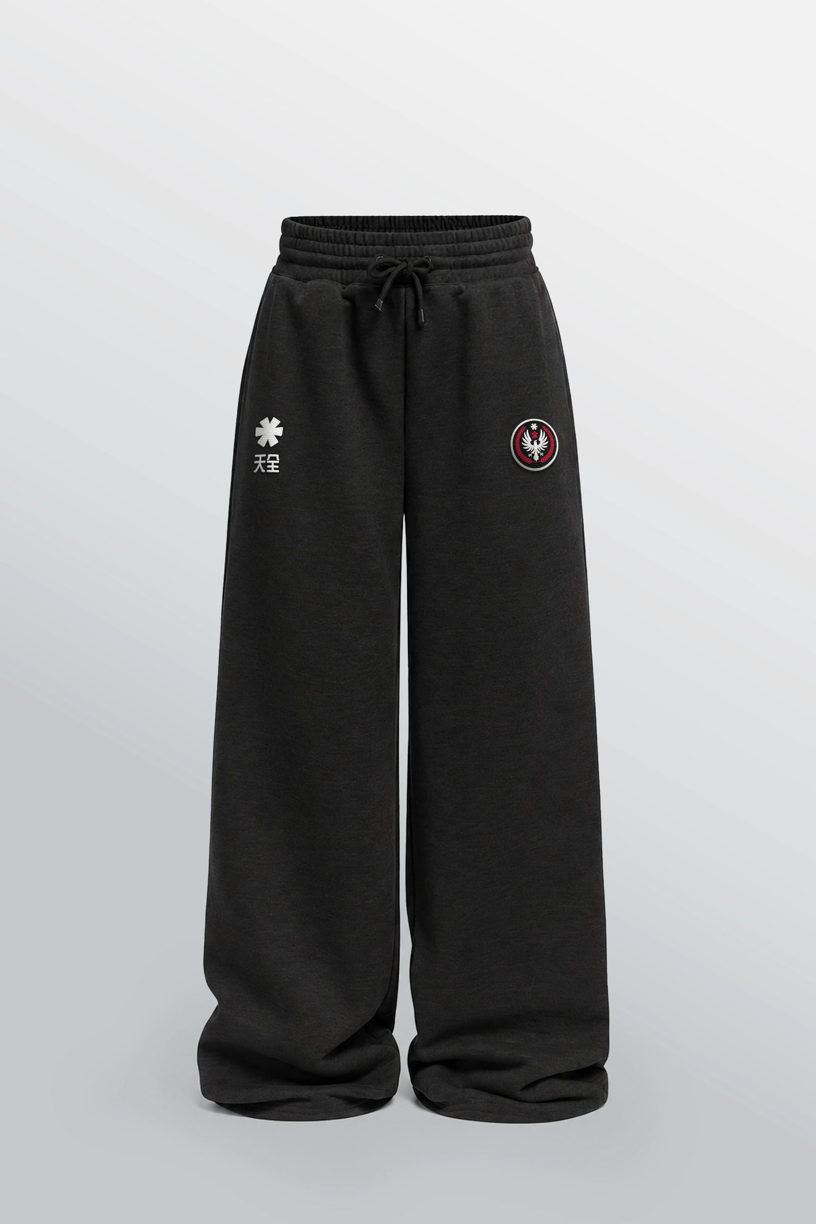 Angels Motor Club Pantaloni della tuta vestibilità ampia Nero