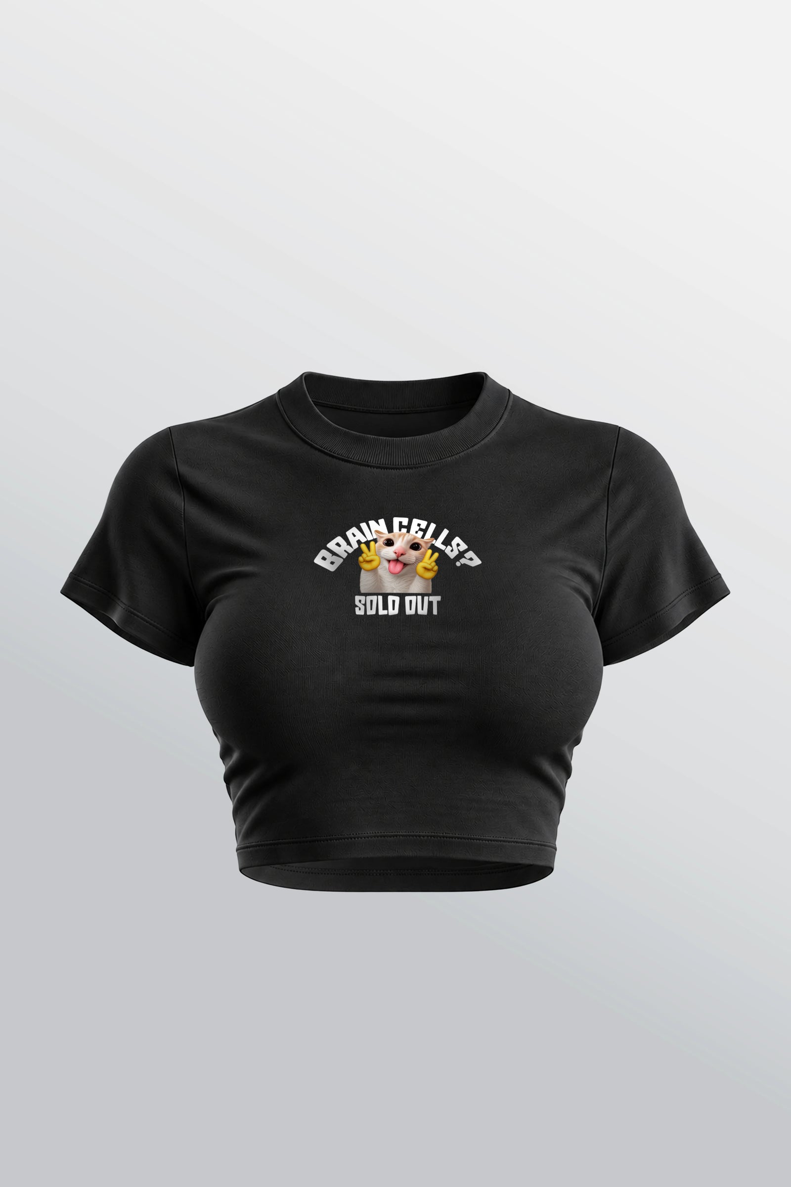 Braincells Sold Out Baby Tee Black