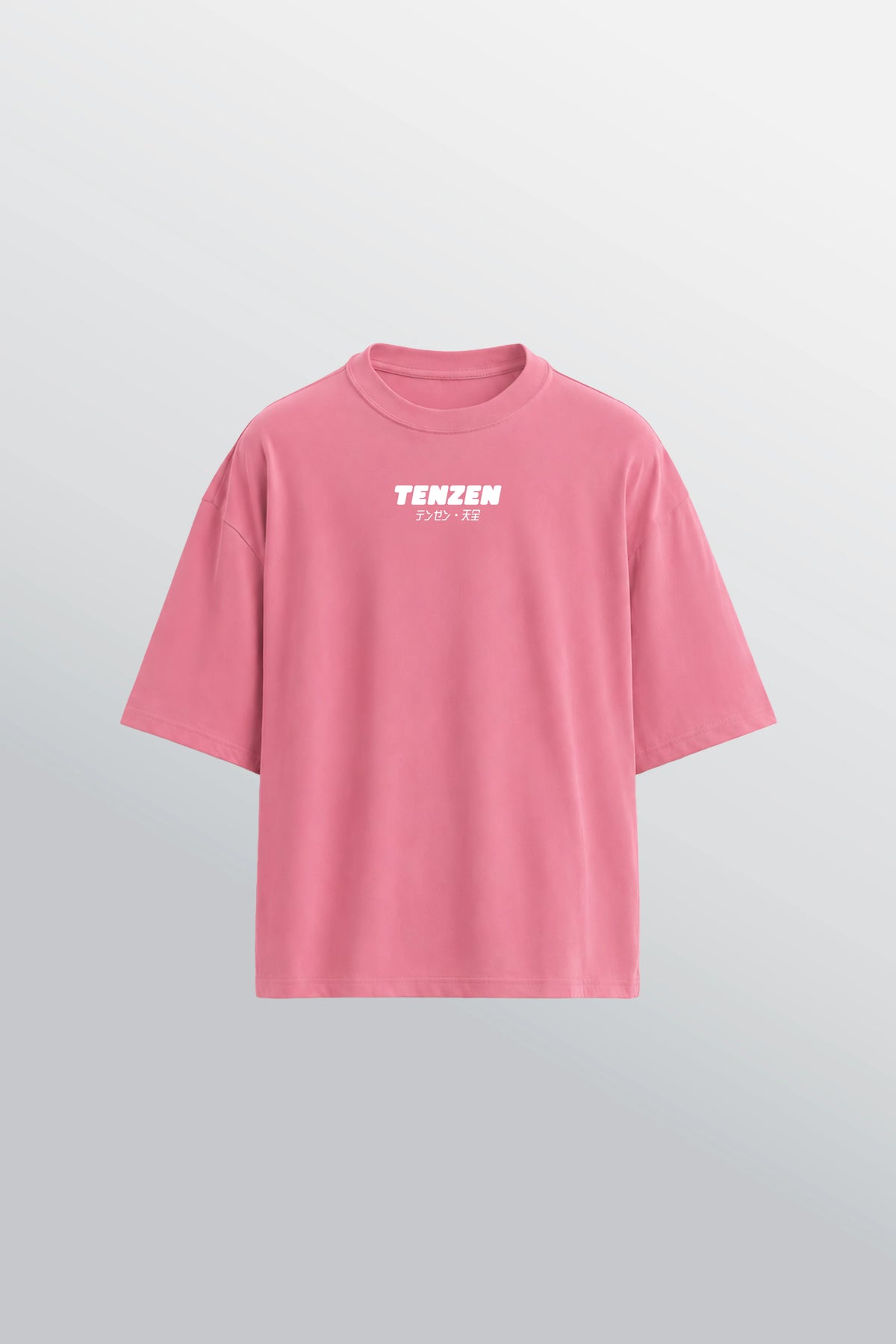 Crew Oversized Tee Pink