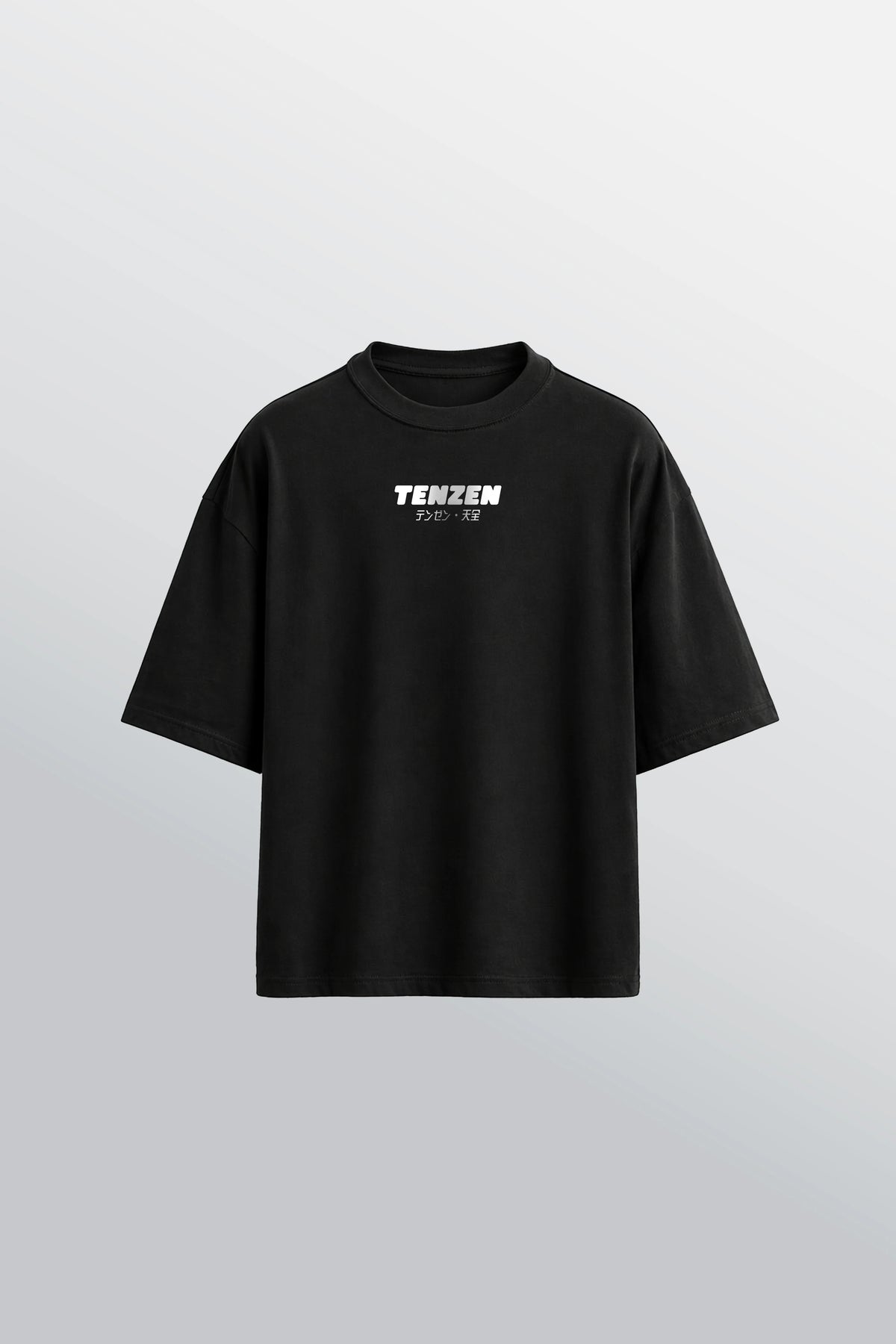 Crew Oversized Tee Black