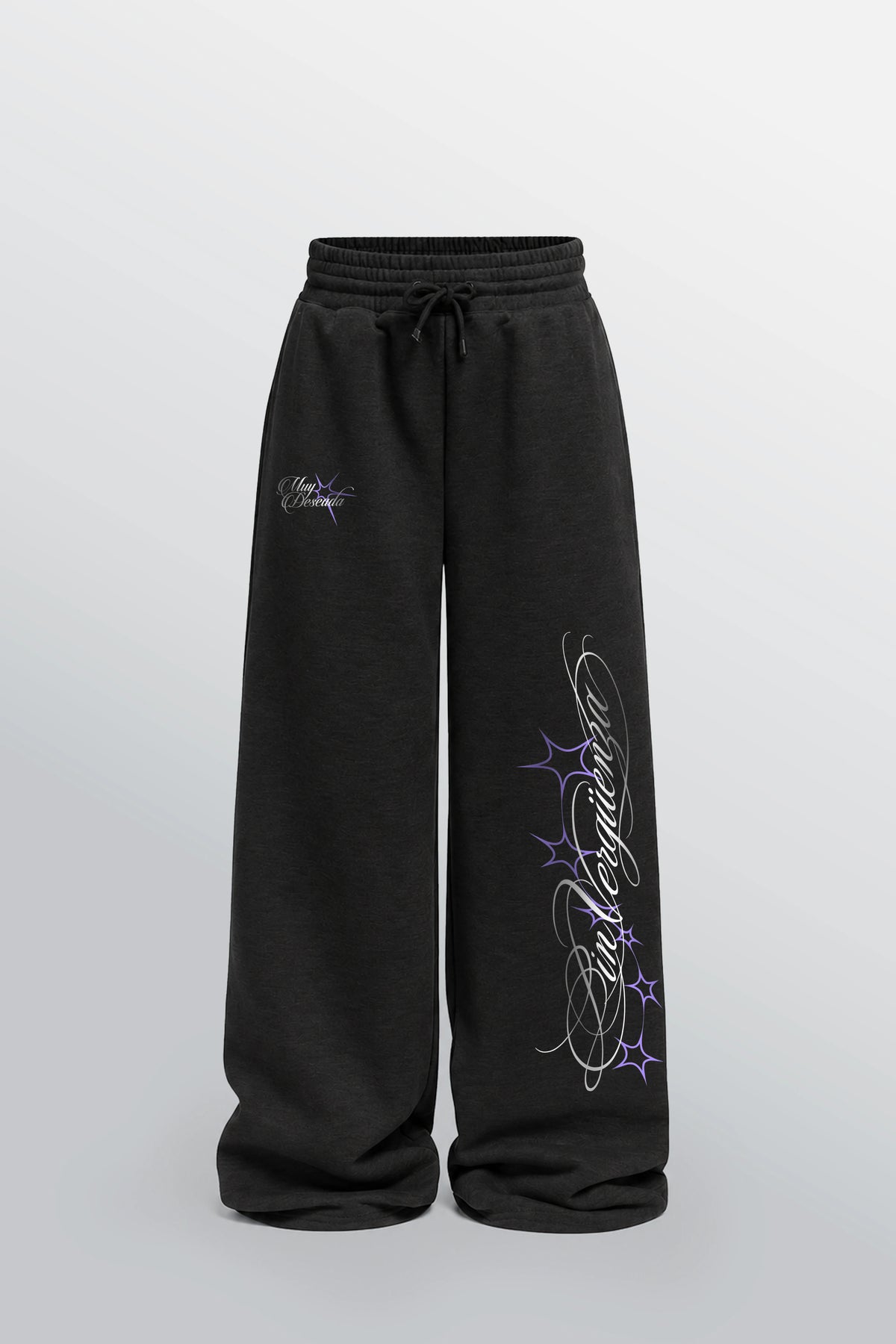 Bon Appetit Loose-Fit Sweatpants Black