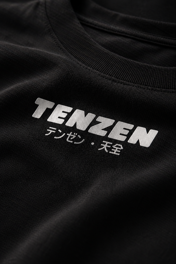 Crew Oversized Tee Black
