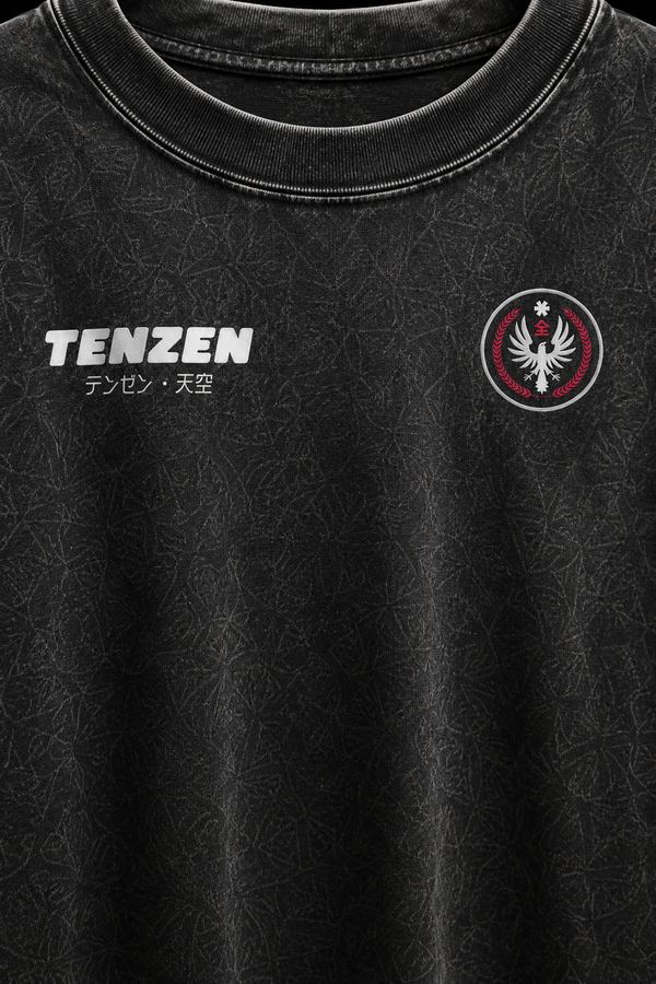 Tenzen Angels Motor Club Layered Tee Acid Black