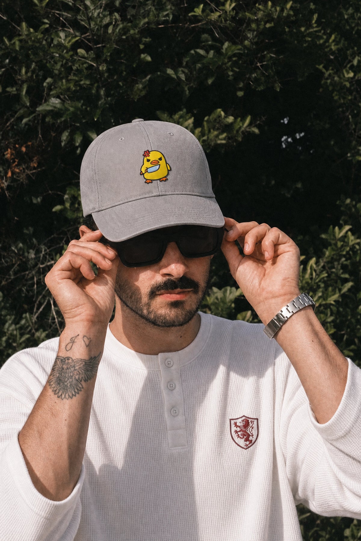Dont Duck With Me Ottoman-Baseballkappe Grau