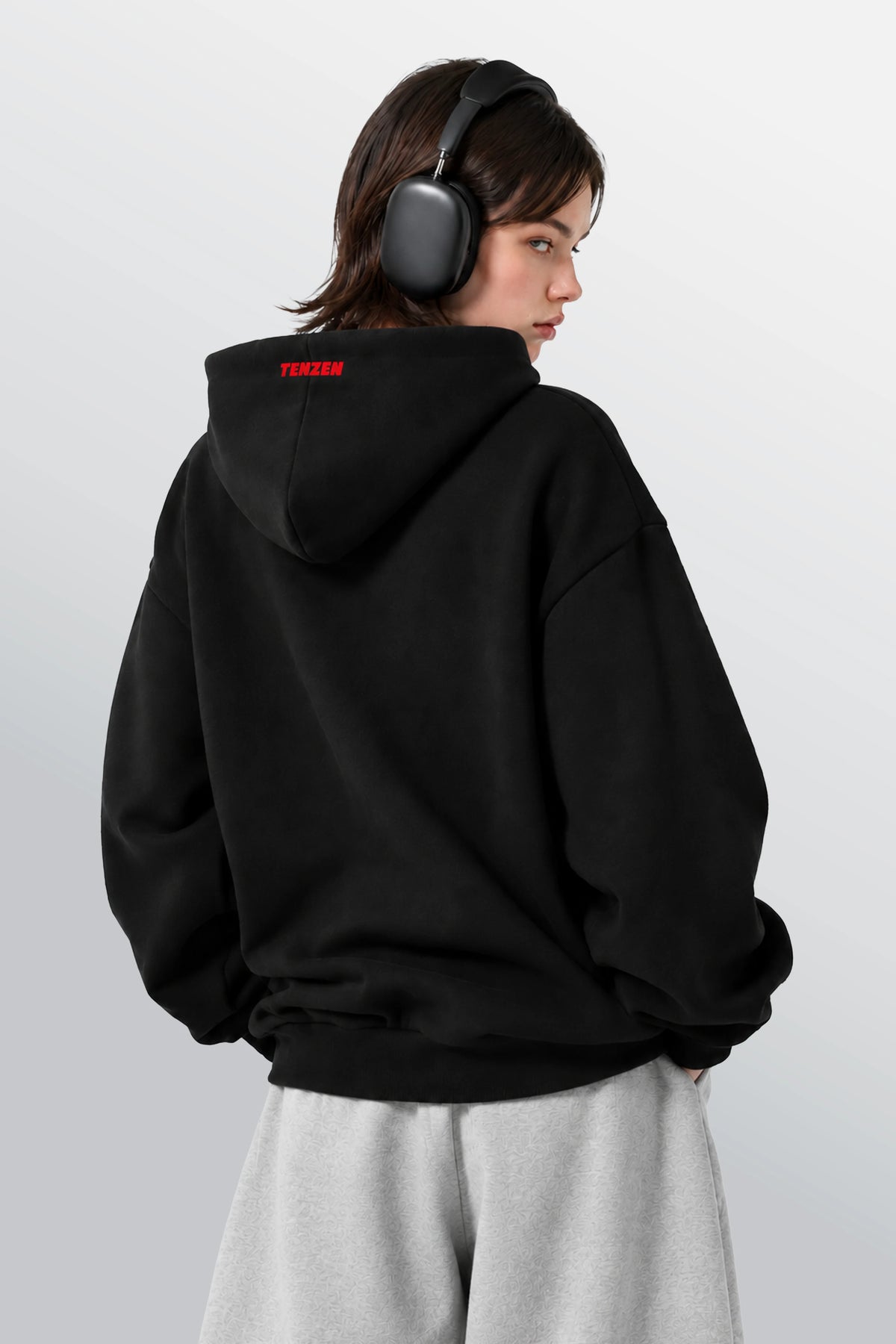 Narcissistic Tendency hoodie oversize noir