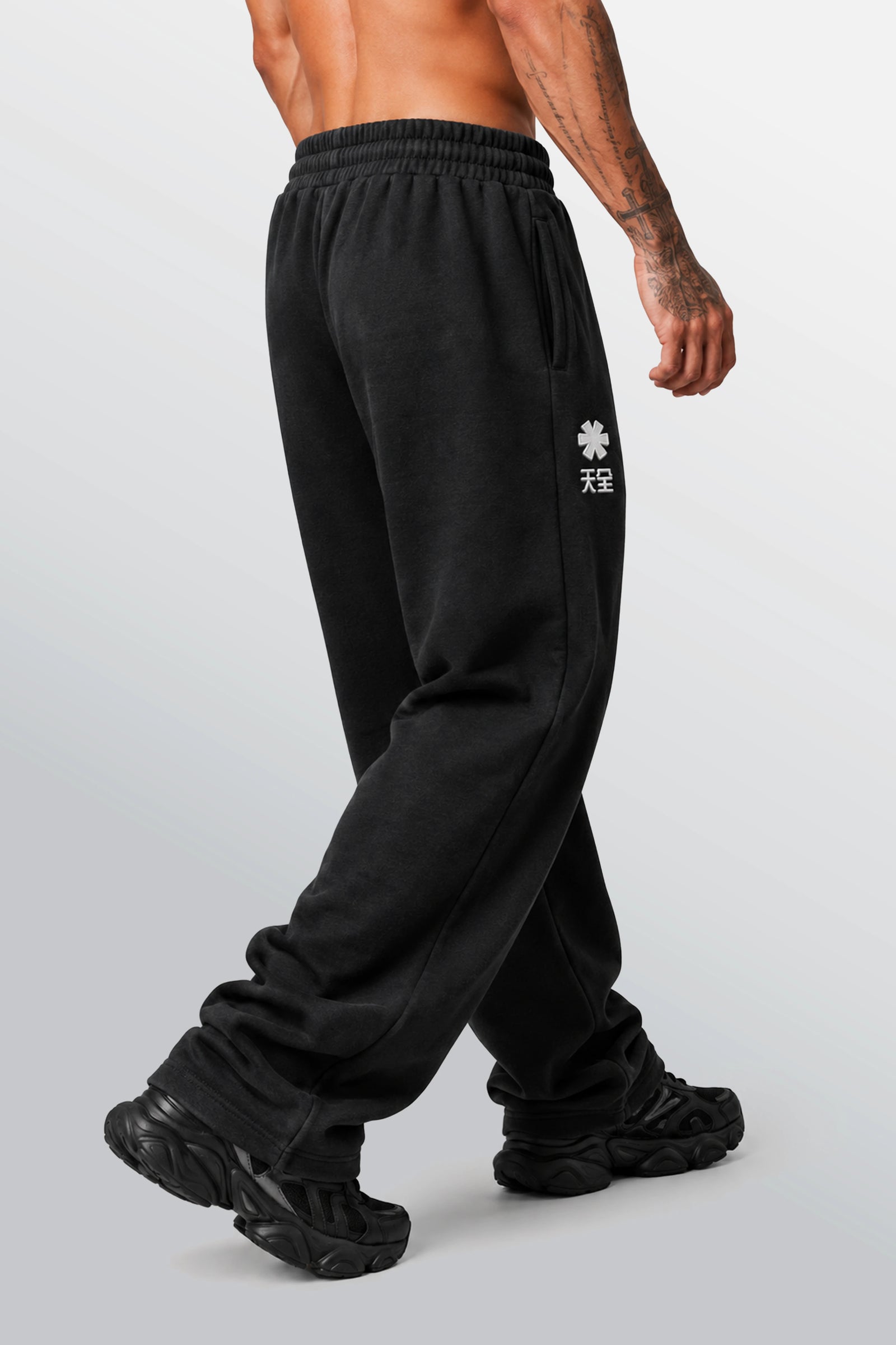 Angels Motor Club Pantaloni della tuta vestibilità ampia Nero