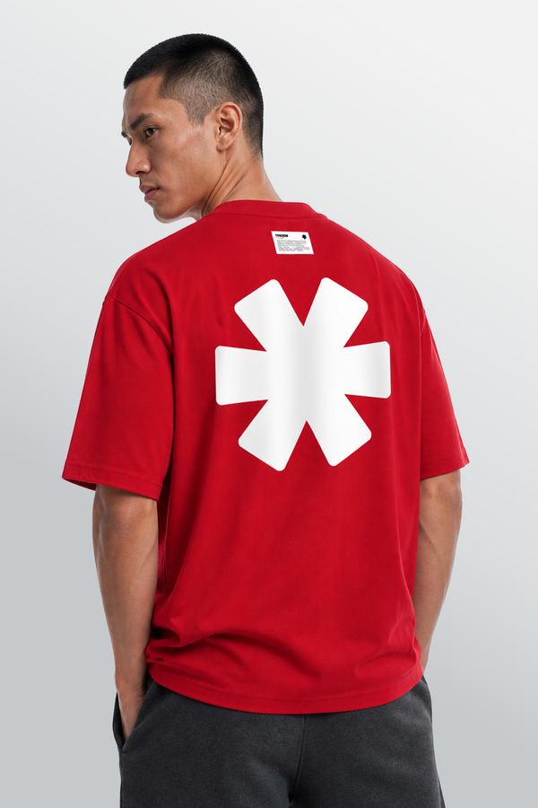 Crew Oversized Tee Red