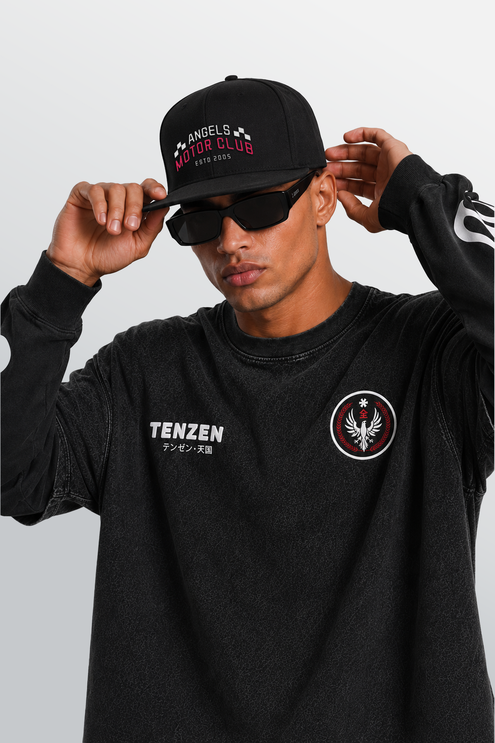 Angels Motor Club cappellino snapback Nero