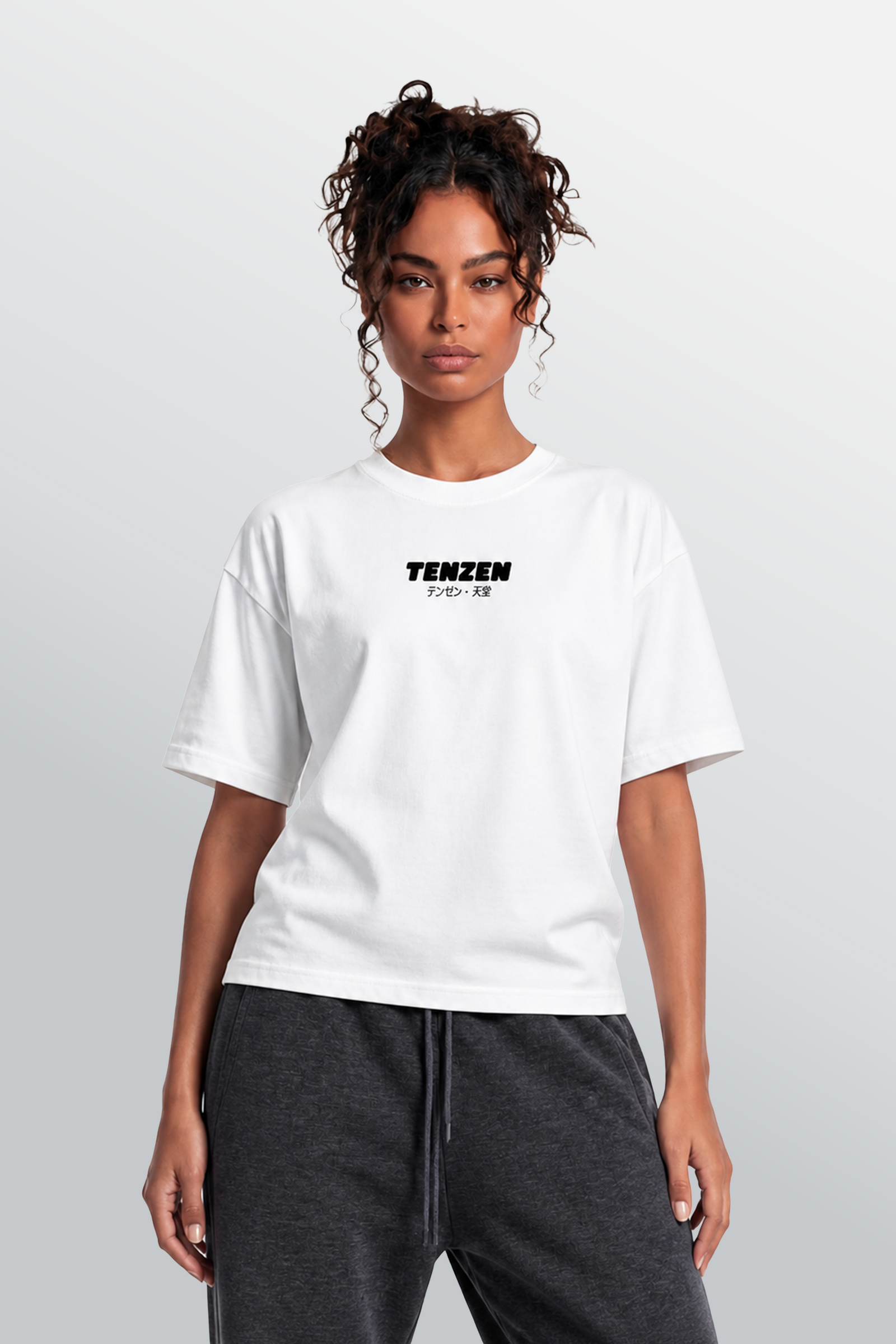 T-shirt oversize girocollo Bianca