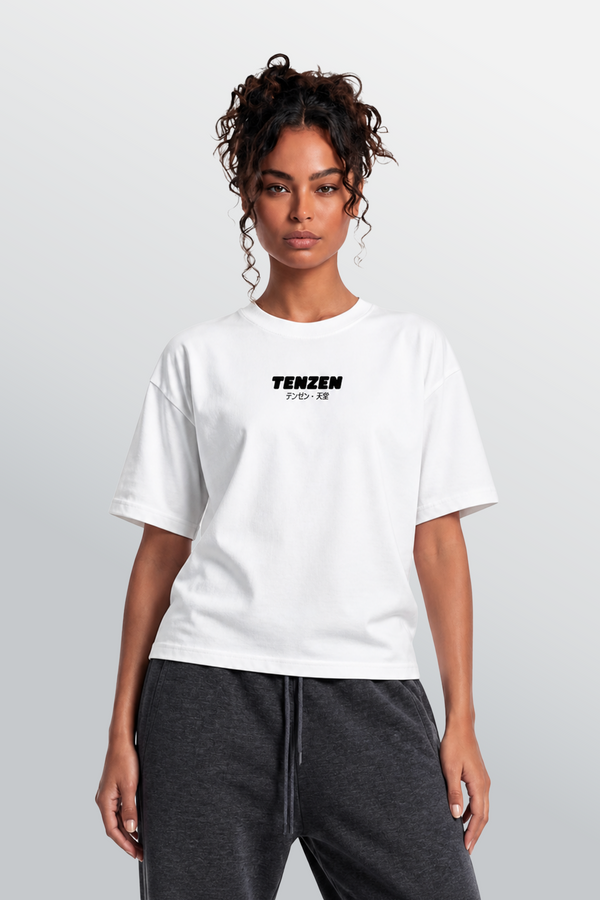 Crew Oversized Tee White