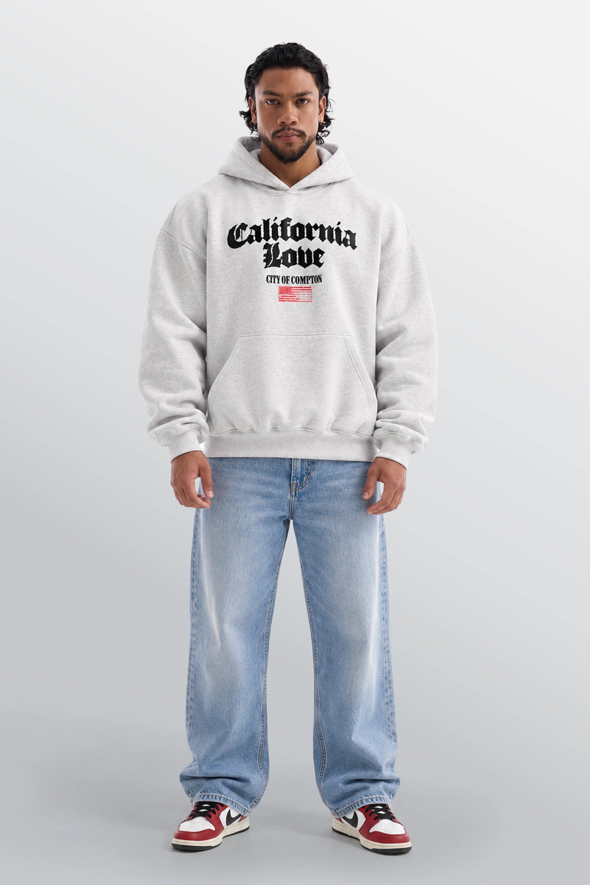 California Love Oversized Hoodie White