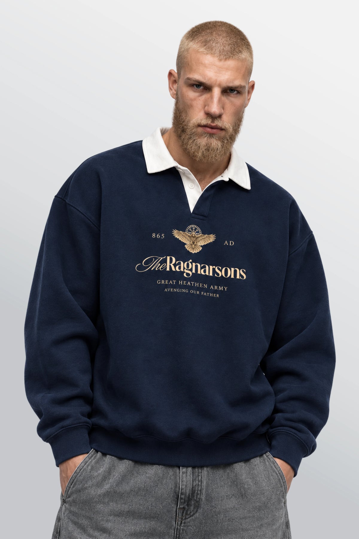 The Ragnarsons Polo-Sweatshirt Navy