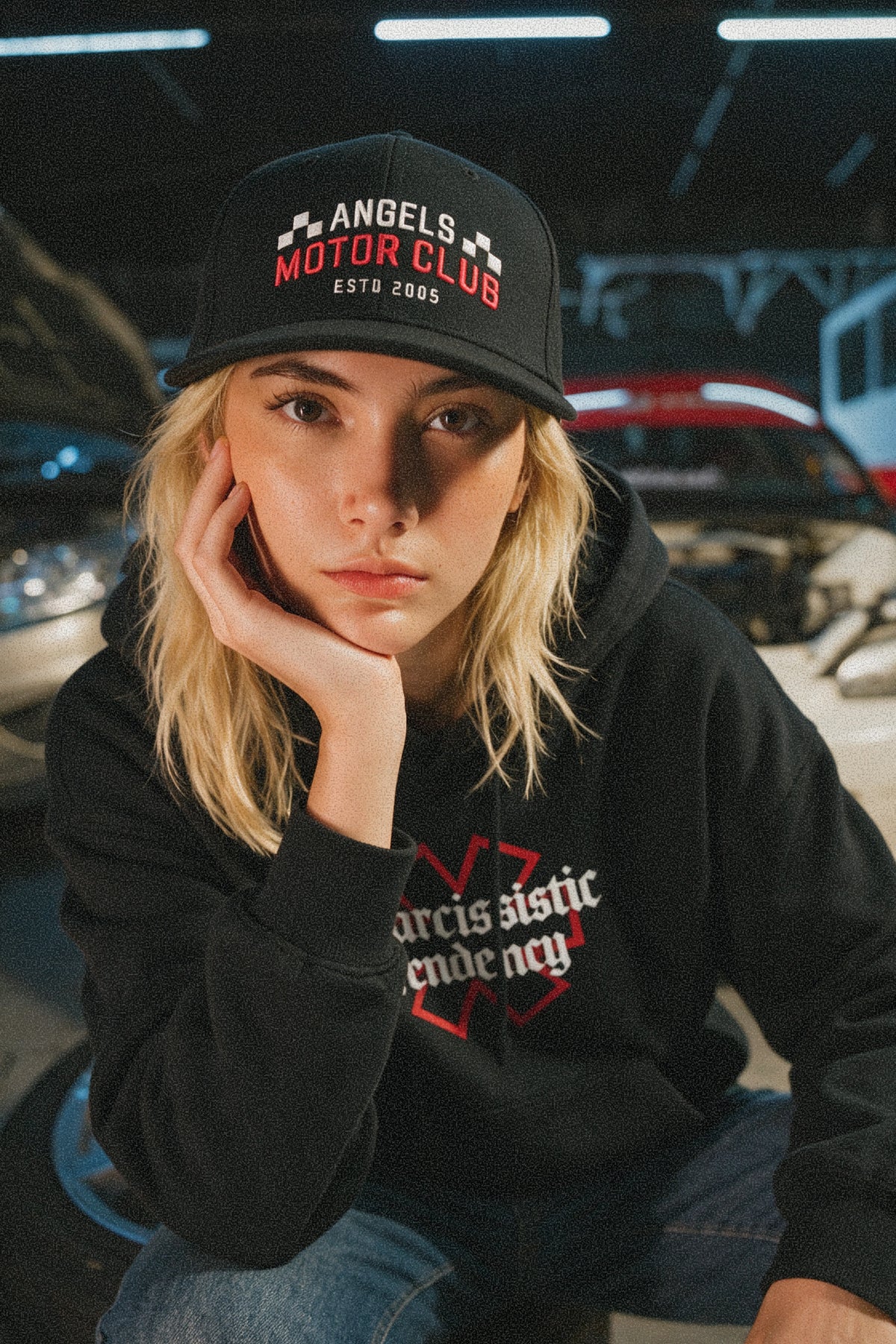 Angels Motor Club snapback pet Zwart