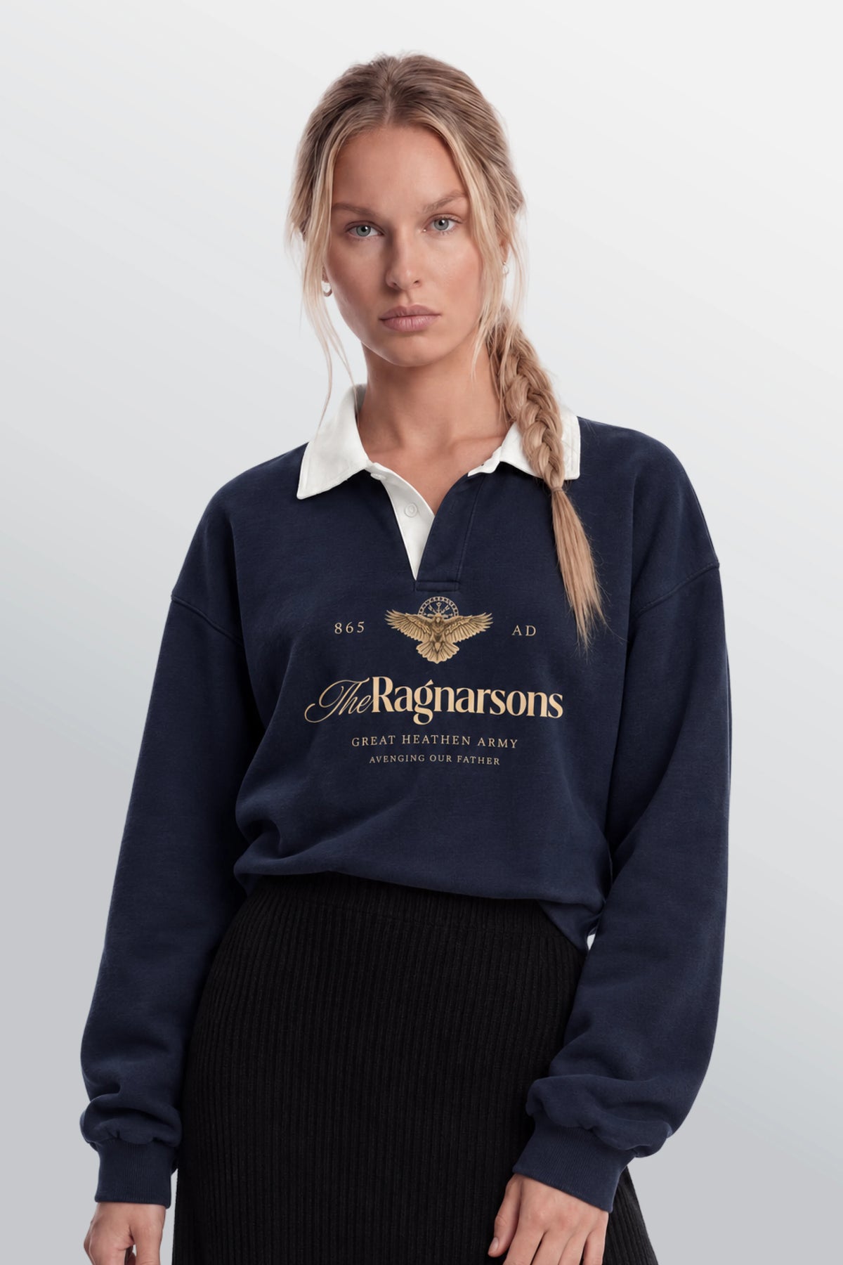 The Ragnarsons Polo Sweatshirt Navy